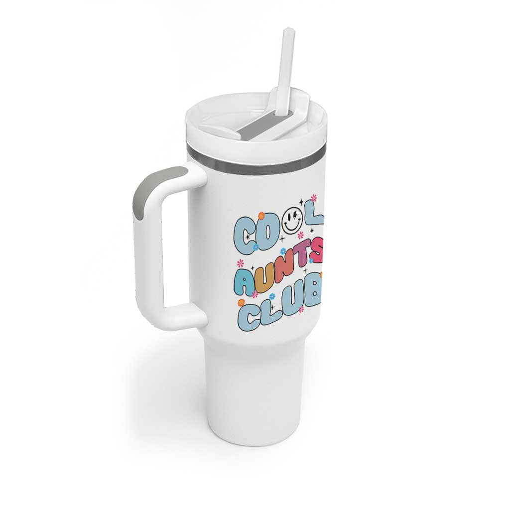 Aunt Gifts Tumbler With Handle Auntie Birthday Cool Aunts Club