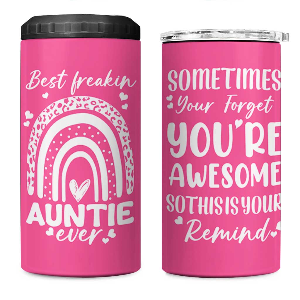 Aunt Gifts 4 in 1 Can Cooler Tumbler Gift For New Aunts Auntie Birthday