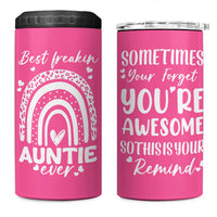 Aunt Gifts 4 in 1 Can Cooler Tumbler Gift For New Aunts Auntie Birthday