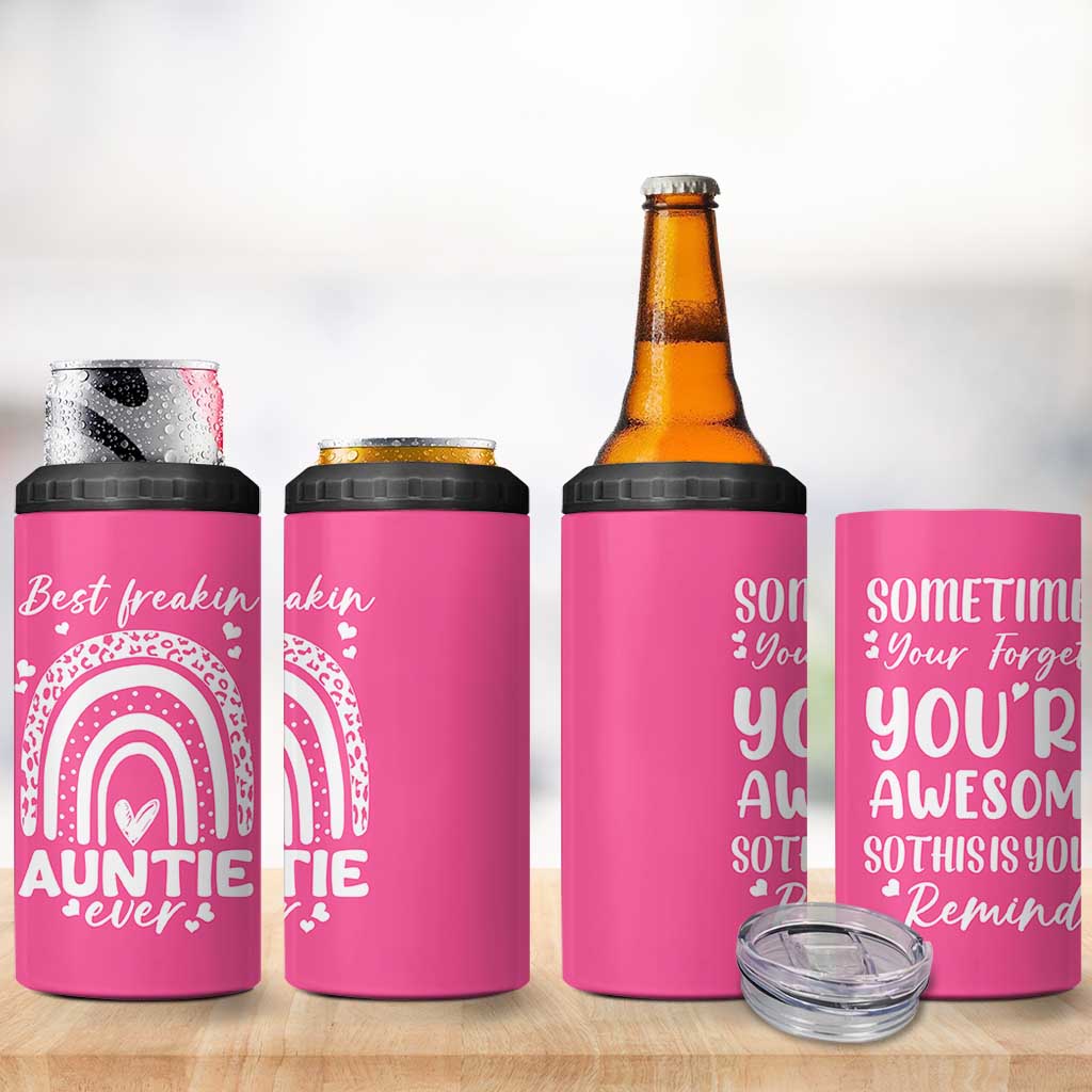 Aunt Gifts 4 in 1 Can Cooler Tumbler Gift For New Aunts Auntie Birthday