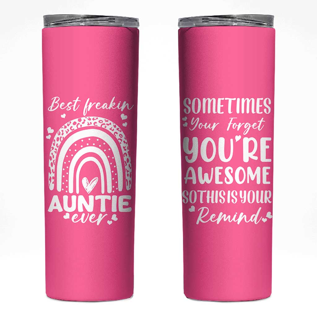 Aunt Gifts Skinny Tumbler Gift For New Aunts Auntie Birthday