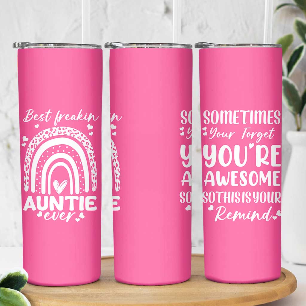 Aunt Gifts Skinny Tumbler Gift For New Aunts Auntie Birthday