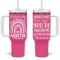 Aunt Gifts Tumbler With Handle Gift For New Aunts Auntie Birthday