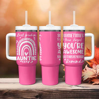 Aunt Gifts Tumbler With Handle Gift For New Aunts Auntie Birthday