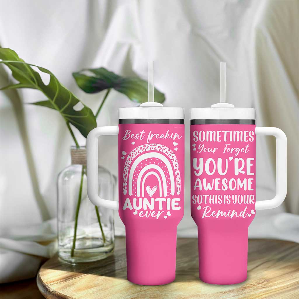 Aunt Gifts Tumbler With Handle Gift For New Aunts Auntie Birthday