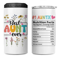 Funny Aunt 4 in 1 Can Cooler Tumbler Best Auntie Ever - Wonder Print Shop
