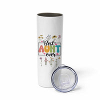 Funny Aunt Skinny Tumbler Best Auntie Ever - Wonder Print Shop