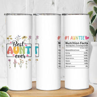Funny Aunt Skinny Tumbler Best Auntie Ever - Wonder Print Shop