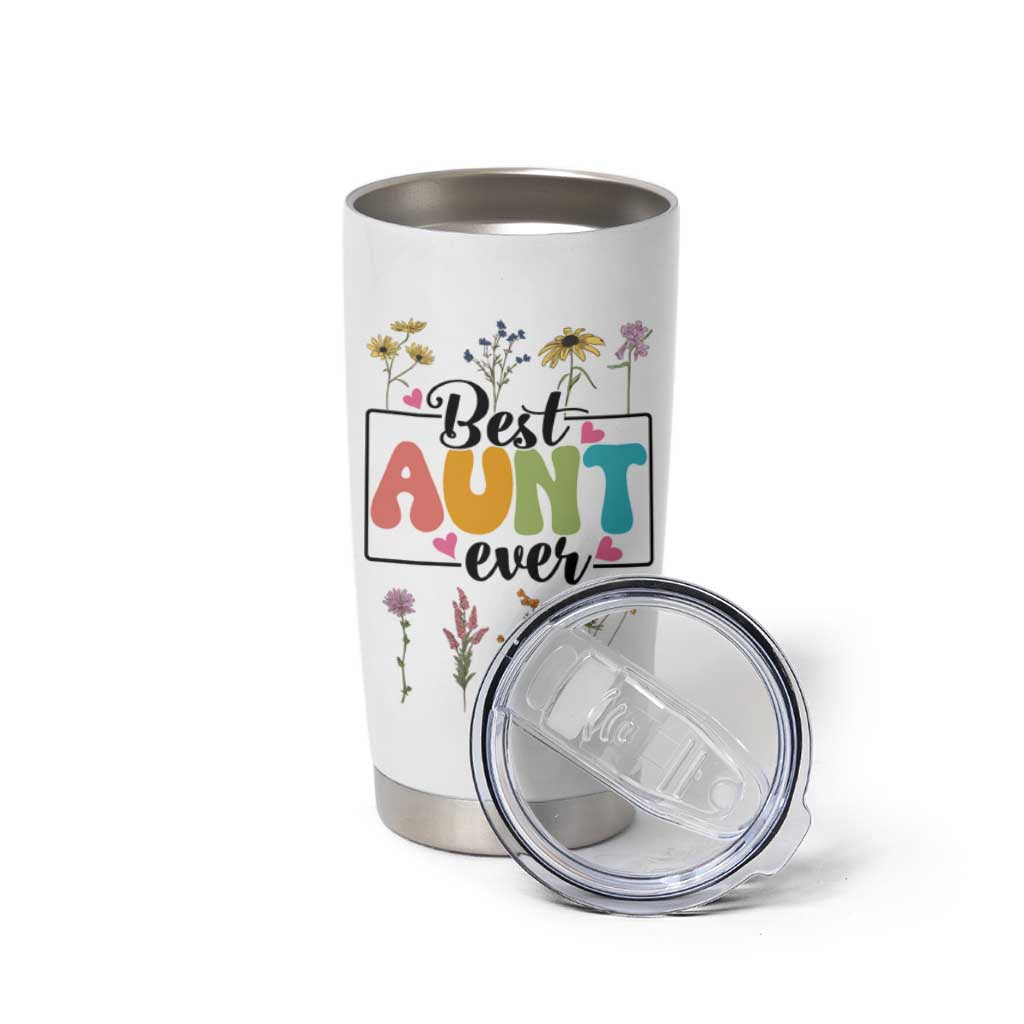 Funny Aunt Tumbler Cup Best Auntie Ever - Wonder Print Shop