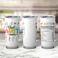 Funny Aunt Tumbler Cup Best Auntie Ever - Wonder Print Shop