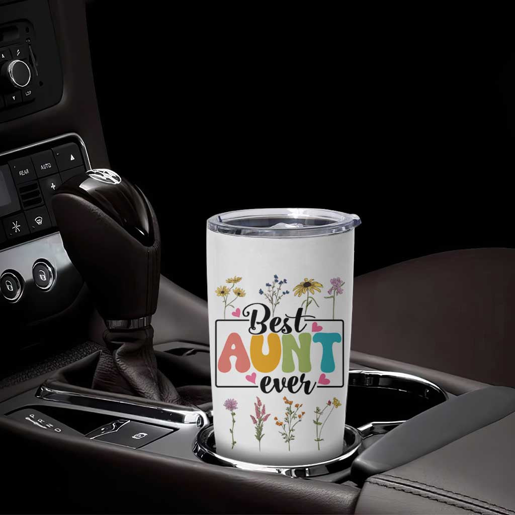 Funny Aunt Tumbler Cup Best Auntie Ever - Wonder Print Shop
