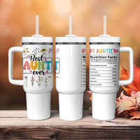 Funny Aunt Tumbler With Handle Best Auntie Ever - Wonder Print Shop