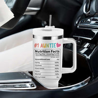 Funny Aunt Tumbler With Handle Best Auntie Ever - Wonder Print Shop