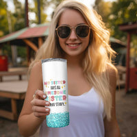 Sister Gifts From Sister Skinny Tumbler Funny Family Sibling