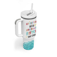 Sister Gifts From Sister Tumbler With Handle Funny Family Sibling