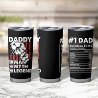 Christmas Gifts for Dad Tumbler Cup Daddy The Man The Myth The Legend American Flag Father's Day - Wonder Print Shop