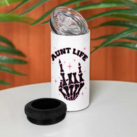 Best Aunt Gifts 4 in 1 Can Cooler Tumbler Gift For New Aunts Auntie Birthday Leopard Print