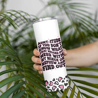 Best Aunt Gifts Skinny Tumbler Gift For New Aunts Auntie Birthday Leopard Print