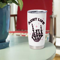 Best Aunt Gifts Tumbler Cup Gift For New Aunts Auntie Birthday Leopard Print
