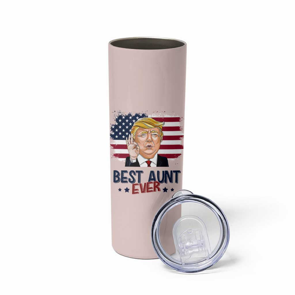 Funny Auntie Skinny Tumbler Best Aunt Ever - Wonder Print Shop