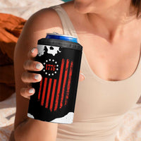 US Patriot 4 in 1 Can Cooler Tumbler Freedom 250 Years Of Freedom 1776 2026 American Flag