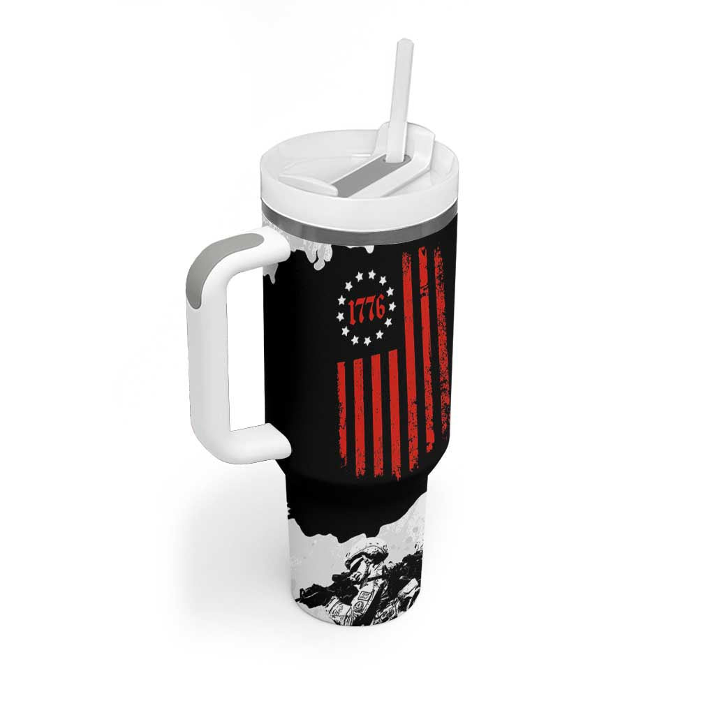 US Patriot Tumbler With Handle Freedom 250 Years Of Freedom 1776 2026 American Flag