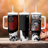 US Patriot Tumbler With Handle Freedom 250 Years Of Freedom 1776 2026 American Flag