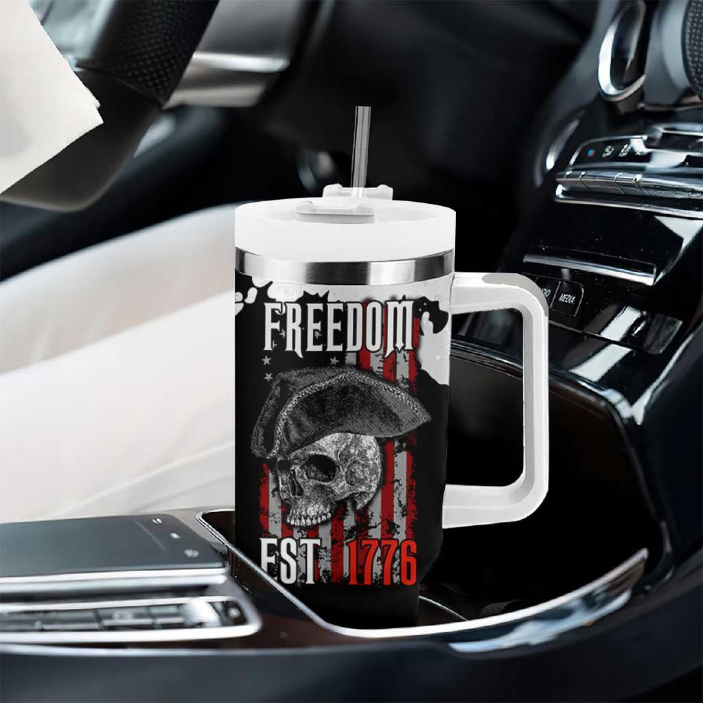 US Patriot Tumbler With Handle Freedom 250 Years Of Freedom 1776 2026 American Flag