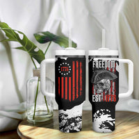 US Patriot Tumbler With Handle Freedom 250 Years Of Freedom 1776 2026 American Flag