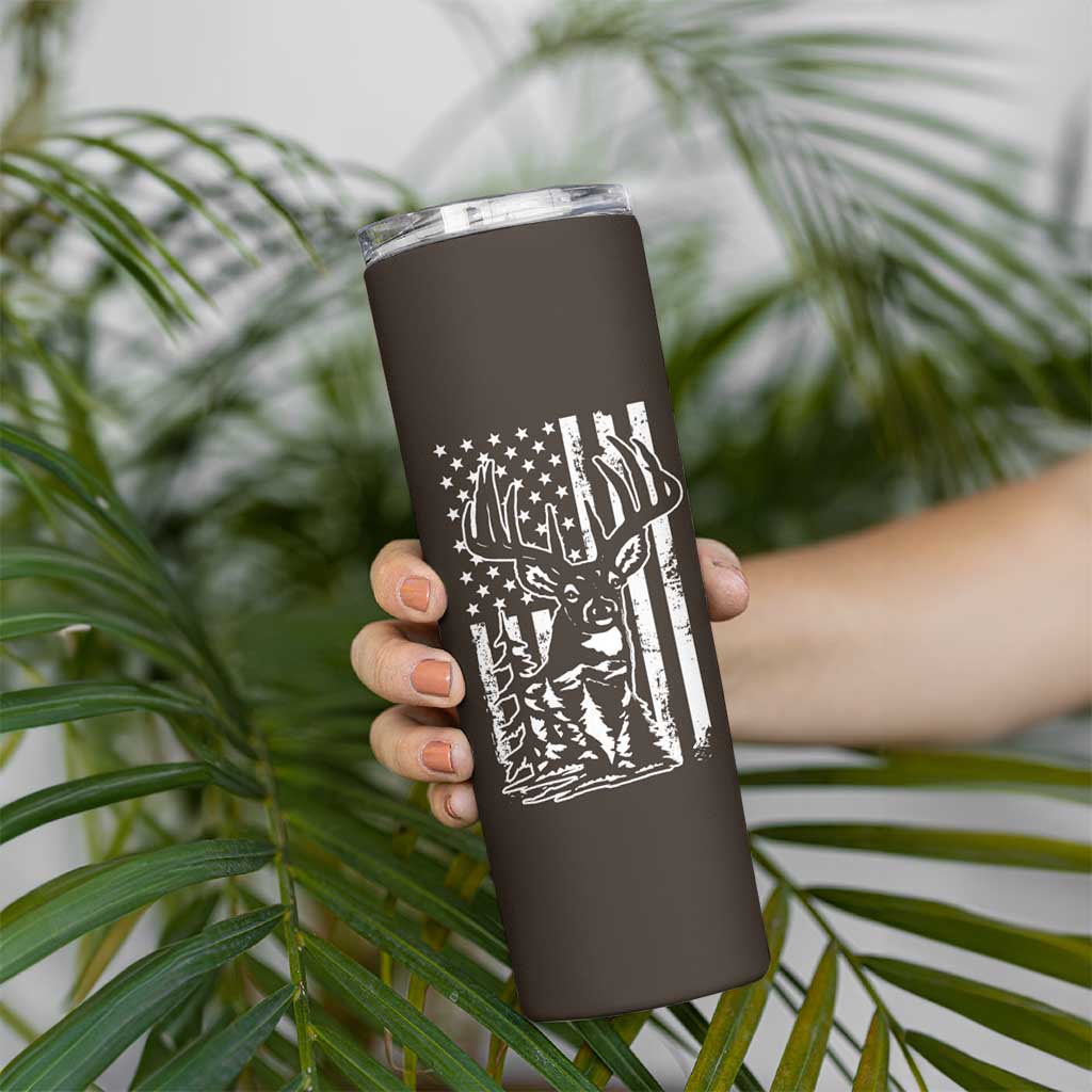 Deer Hunters Skinny Tumbler Best Buckin' Dad Ever Funny Fathers Day Christmas Gifts for Dad - Wonder Print Shop