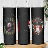 Christian Gift for Men Skinny Tumbler I Can Do All Things Through Christ Religious Pastor