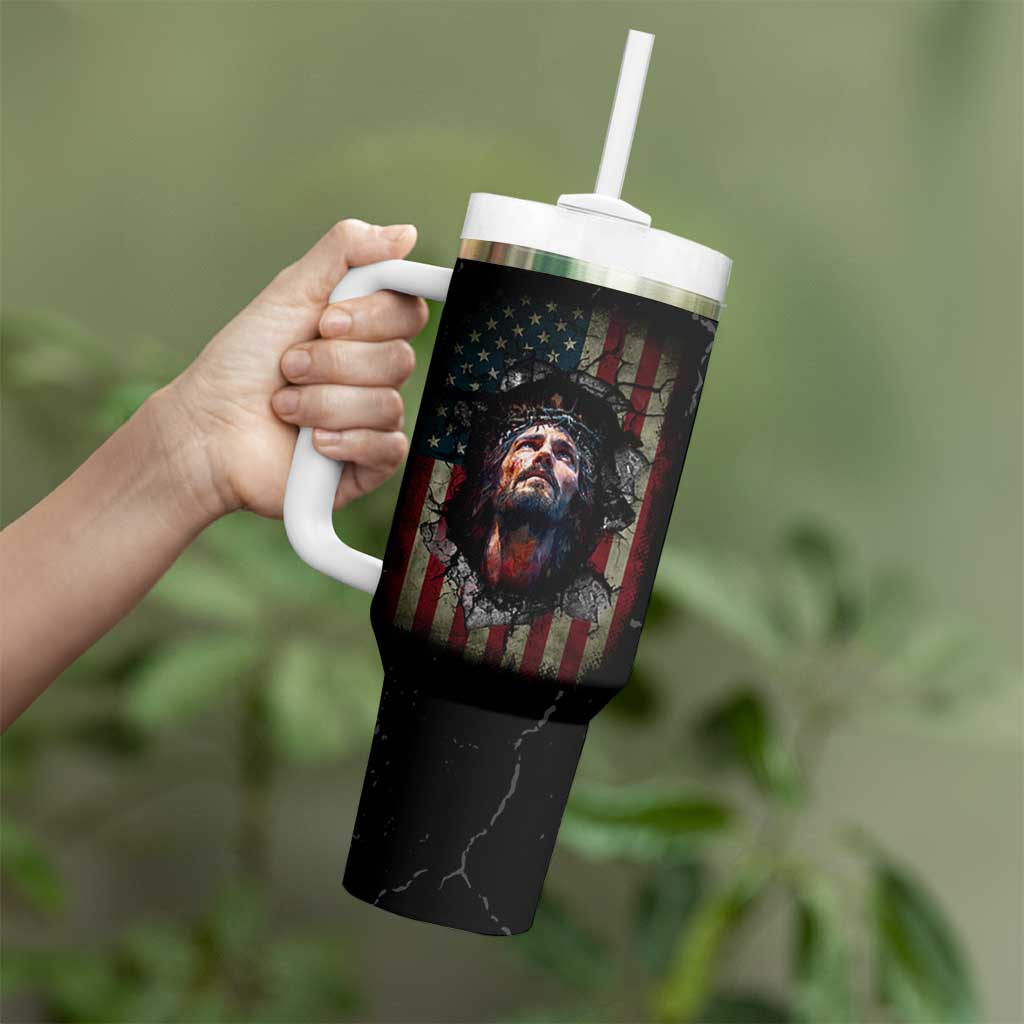 Christian Gift for Men Tumbler With Handle I Can Do All Things Through Christ Religious Pastor