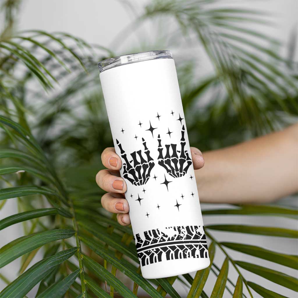 Dad Gifts Skinny Tumbler Cool Skeleton Fathers Day