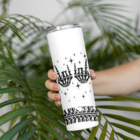 Dad Gifts Skinny Tumbler Cool Skeleton Fathers Day