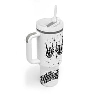Dad Gifts Tumbler With Handle Cool Skeleton Fathers Day