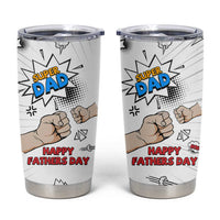 Fathers Day Gift For Dad Tumbler Cup Super Dad