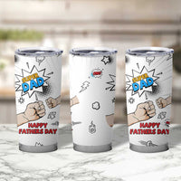 Fathers Day Gift For Dad Tumbler Cup Super Dad
