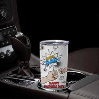 Fathers Day Gift For Dad Tumbler Cup Super Dad