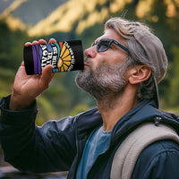 Suicide Prevention Awareness 4 in 1 Can Cooler Tumbler The Sun Will Rise We Will Try Again Positive Saying Inspirational Gifts - Wonder Print Shop