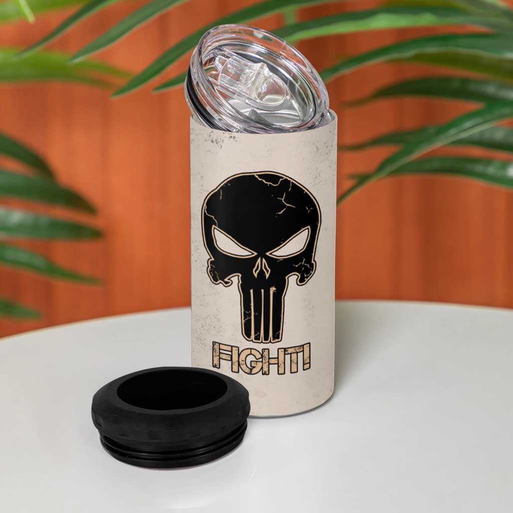 Veteran Suicide Prevention Awareness 4 in 1 Can Cooler Tumbler Patriotic USA Mental Health - Wonder Print Shop