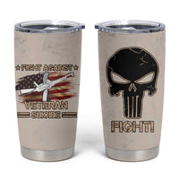 Veteran Suicide Prevention Awareness Tumbler Cup Patriotic USA Mental Health - Wonder Print Shop