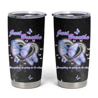 Suicide Prevention Awareness Tumbler Cup Teal Purple Butterfly Just Breathe Everything Is Going To Be Okay - Wonder Print Shop