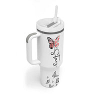 Mental Health Tumbler With Handle Stay Inspiring Positive Motivational Quote Suicide Prevention