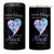 Suicide Prevention Awareness 4 in 1 Can Cooler Tumbler Teal Purple Butterfly Your Wings Were Ready But Our Hearts Were Not Sympathy Gift for Family Members - Wonder Print Shop