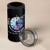 Suicide Prevention Awareness 4 in 1 Can Cooler Tumbler Teal Purple Butterfly No Story Should End Too Soon - Wonder Print Shop
