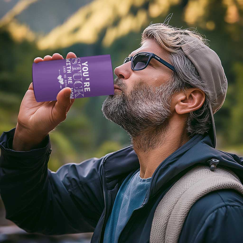 Anniversary Valentines Day Gifts 4 in 1 Can Cooler Tumbler You're Stuck With Me Gift for Girlfriend