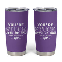 Anniversary Valentines Day Gifts Tumbler Cup You're Stuck With Me Gift for Girlfriend