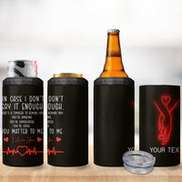 Personalized Love Gifts 4 in 1 Can Cooler Tumbler Custome Name Love Reminder Anniversary Wedding Romantic Gifts
