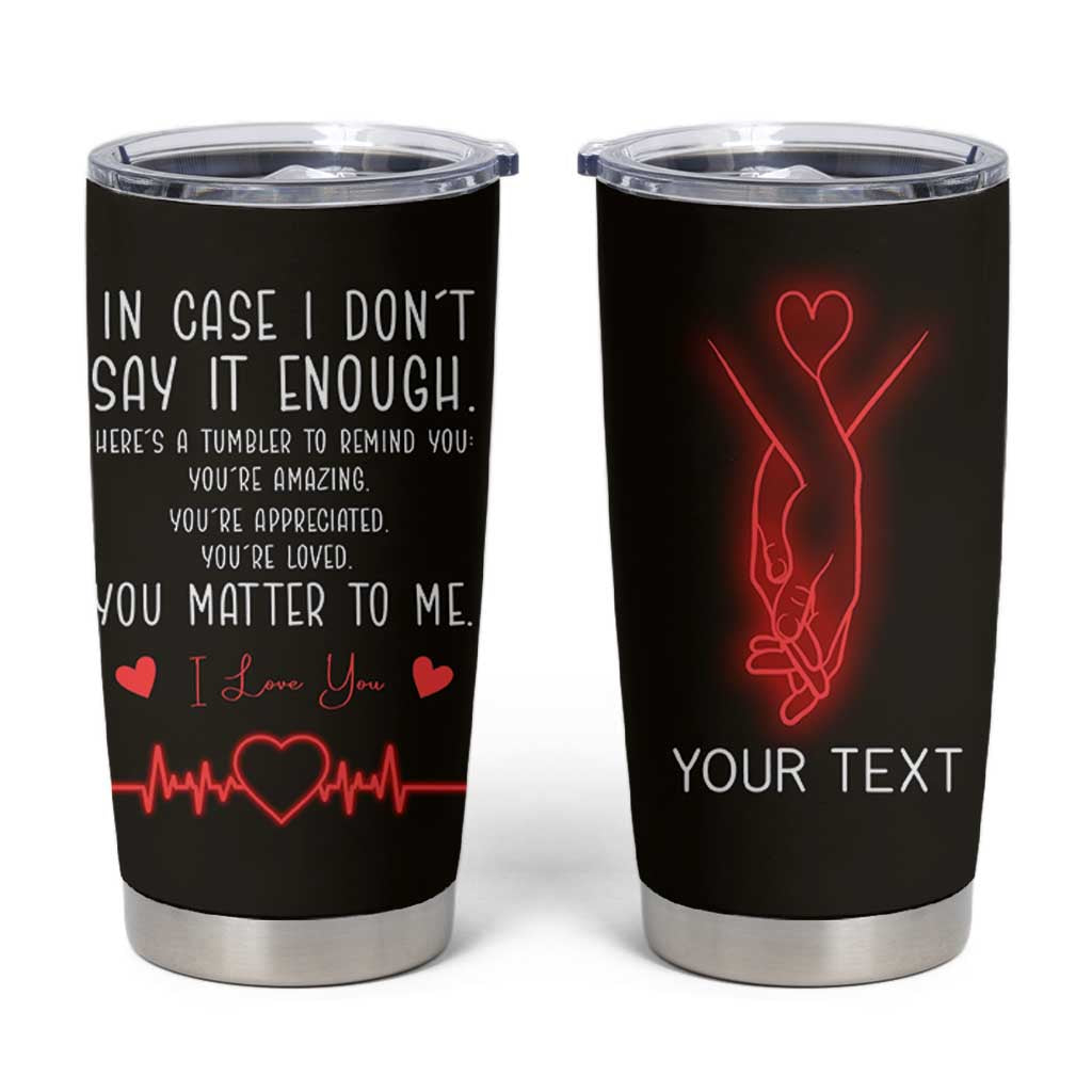 Personalized Love Gifts Tumbler Cup Custome Name Love Reminder Anniversary Wedding Romantic Gifts
