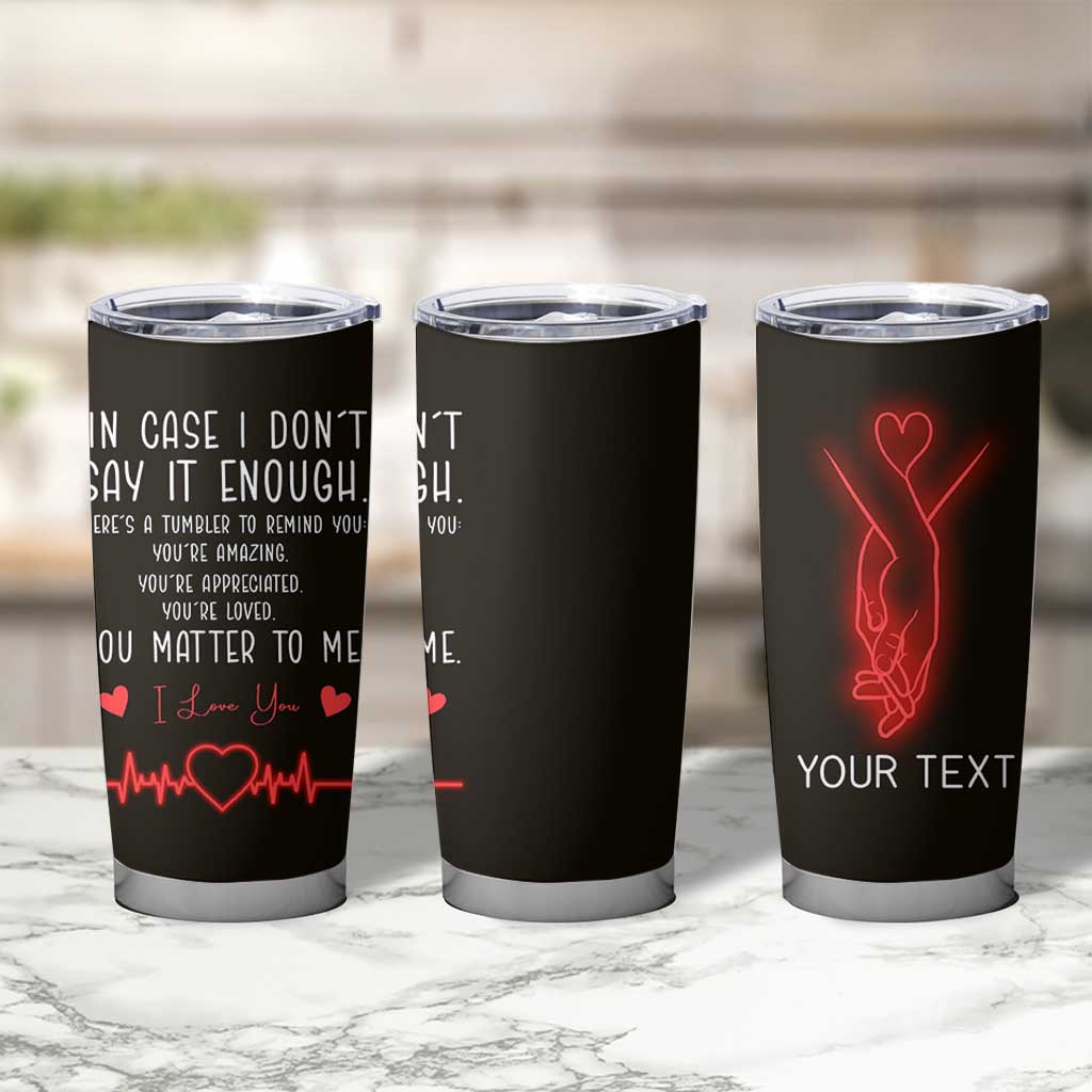 Personalized Love Gifts Tumbler Cup Custome Name Love Reminder Anniversary Wedding Romantic Gifts